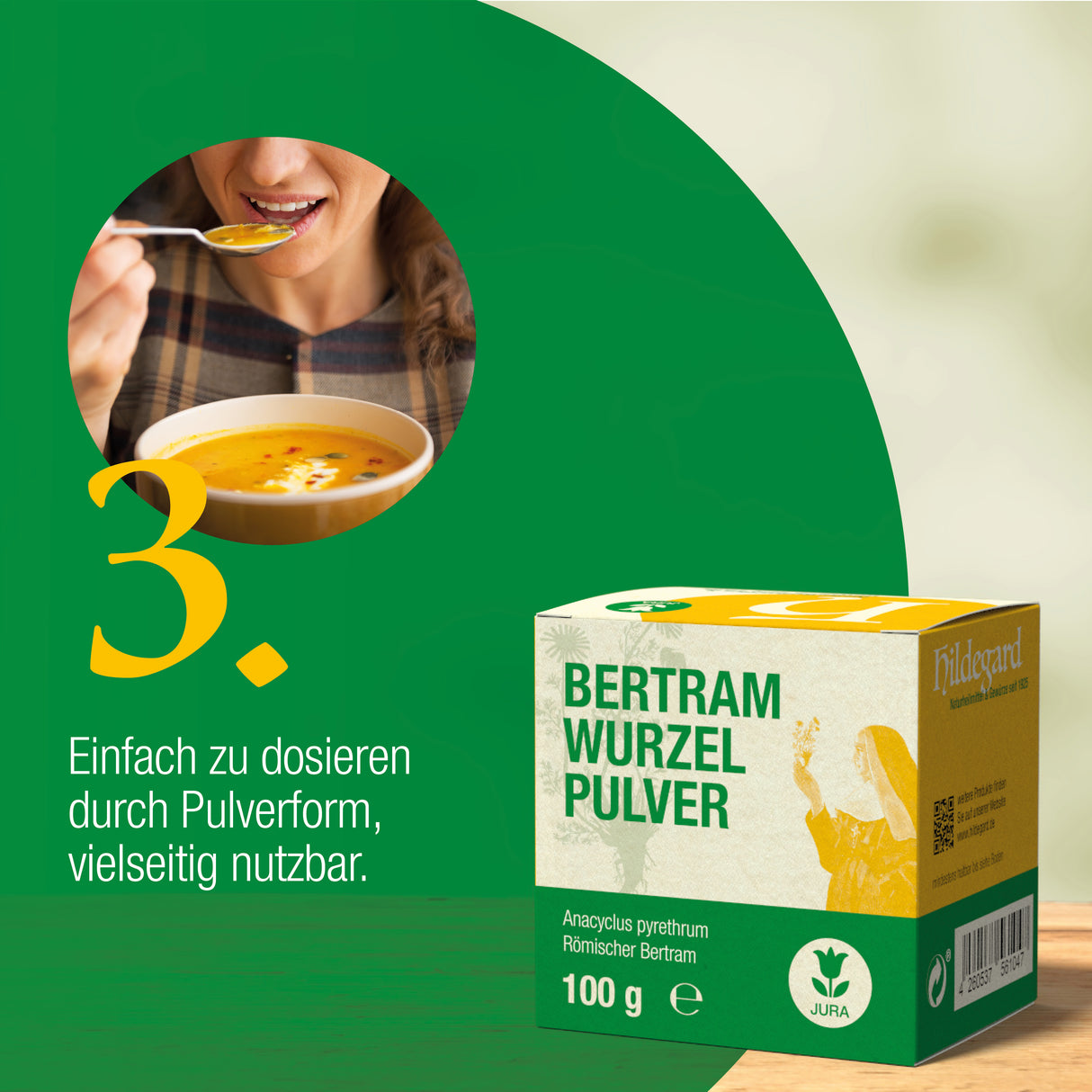 Polvere di radice di bertram