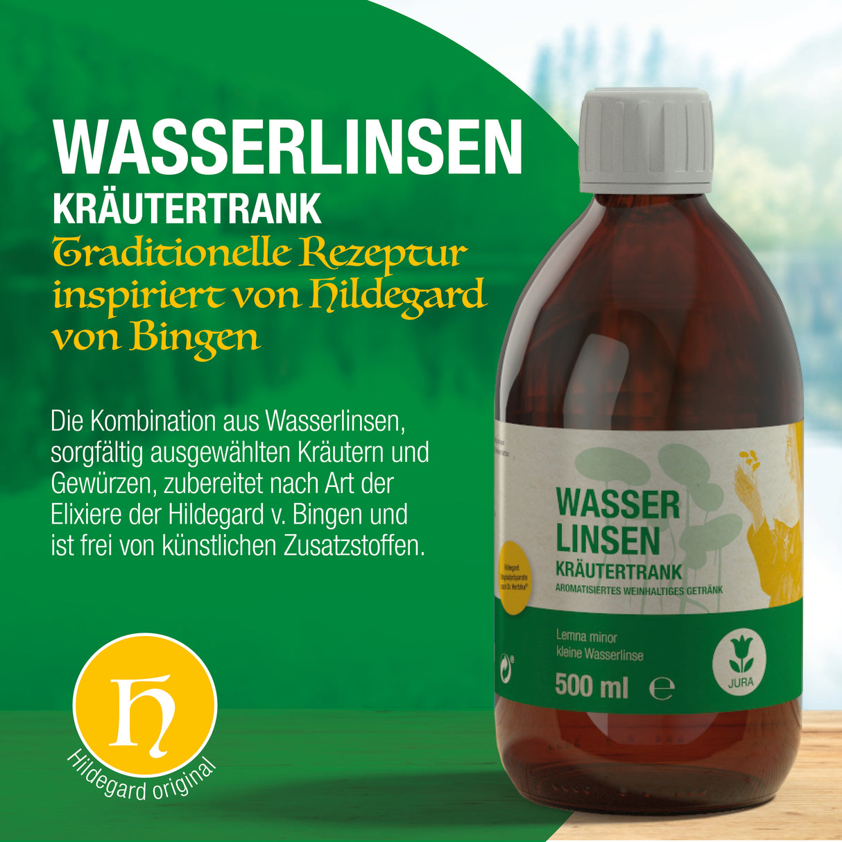 Wasserlinsen-Kräutertrank
