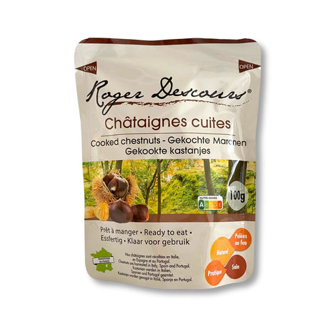 Snack de châtaignes cuites