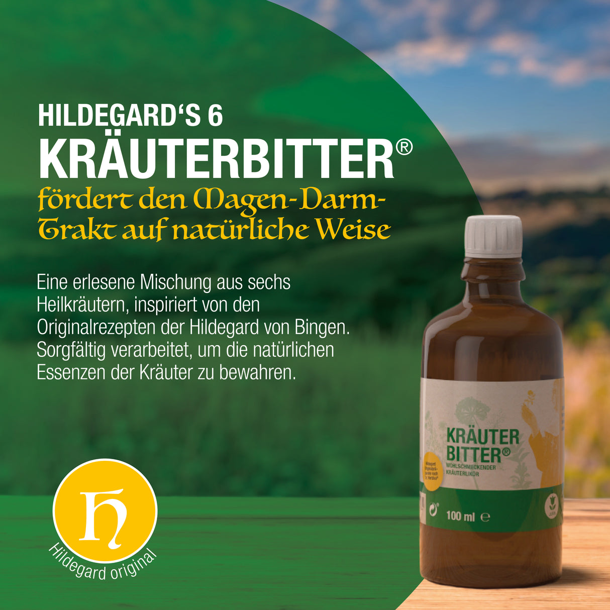 Hildegards 6-Kräuterbitter - el original