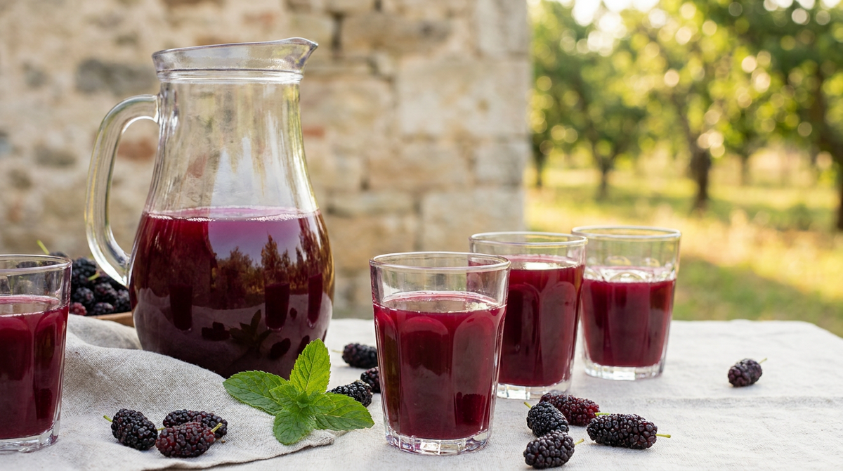 Mulberry Juice – An Old Classic with a Deep Colour