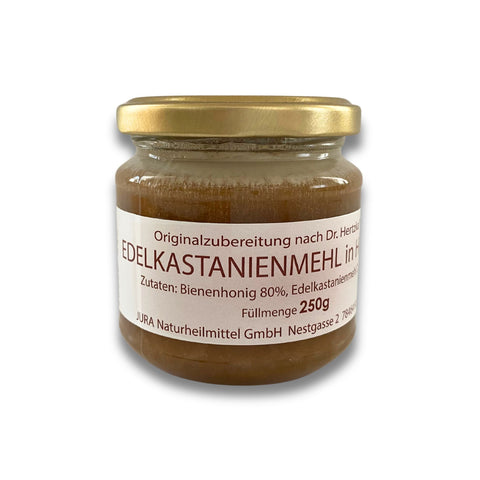 Sweet chestnut flour in honey