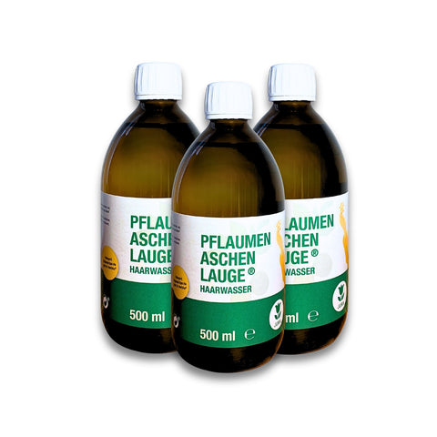 Plum ash lye treatment