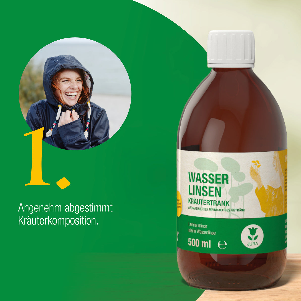 Wasserlinsen-Kräutertrank