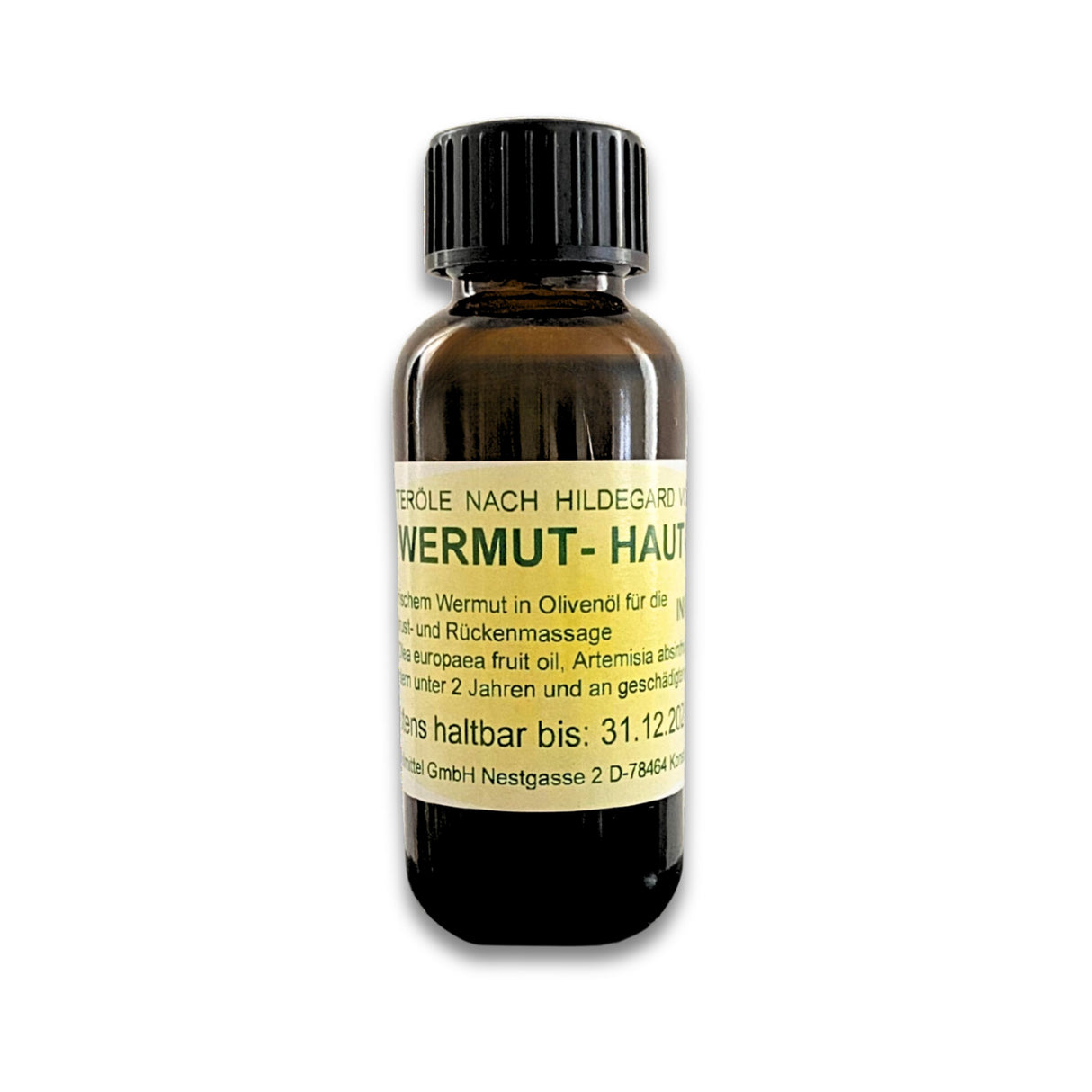 Huile d'absinthe pour la peau