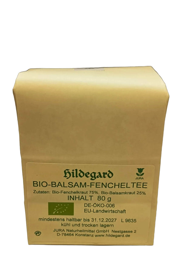 Organic balsam fennel tea, DE-ÖKO-006