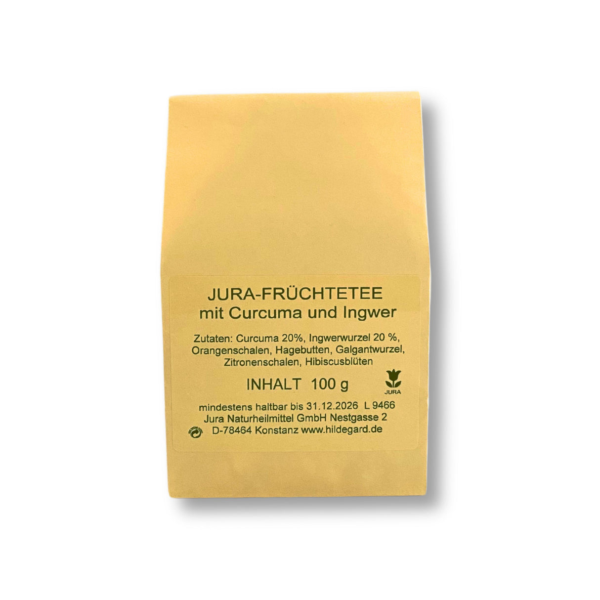 JURA fruit tea with turmeric and ginger