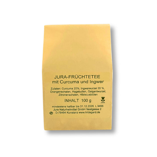 JURA fruit tea with turmeric and ginger