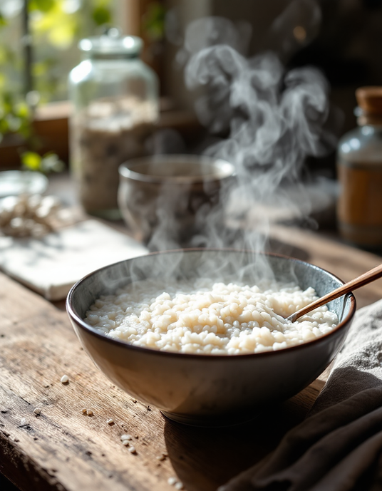 Light diet in the form of rice