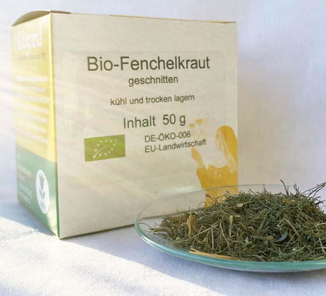 Bio-Fenchelkraut, geschnitten, DE-ÖKO-006 - JURA Naturheilmittel GmbH