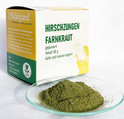 Hart's tongue fern powdered